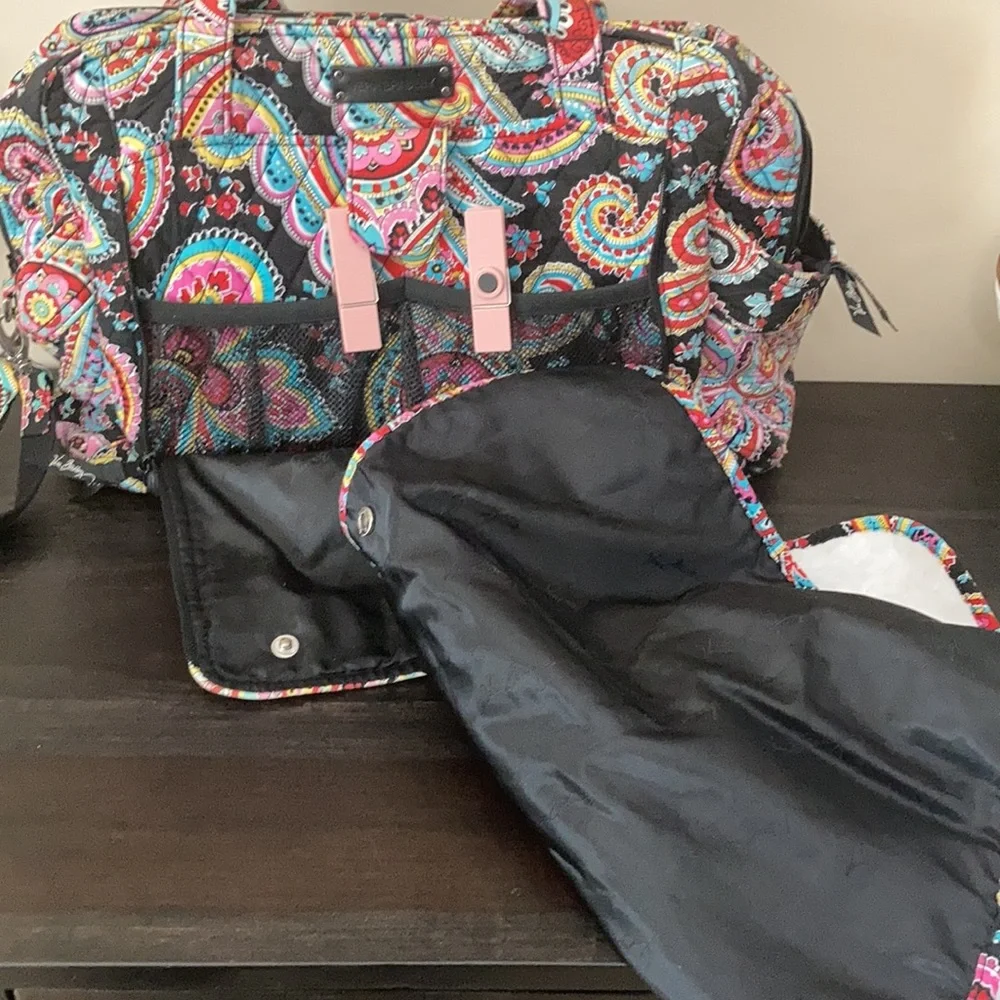 VERA BRADLEY Large quilted Baby BAG or whatever Bag